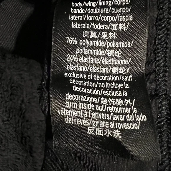 Victoria's Secret PINK Cutout Sports Bra Black Gray S - Picture 4 of 4